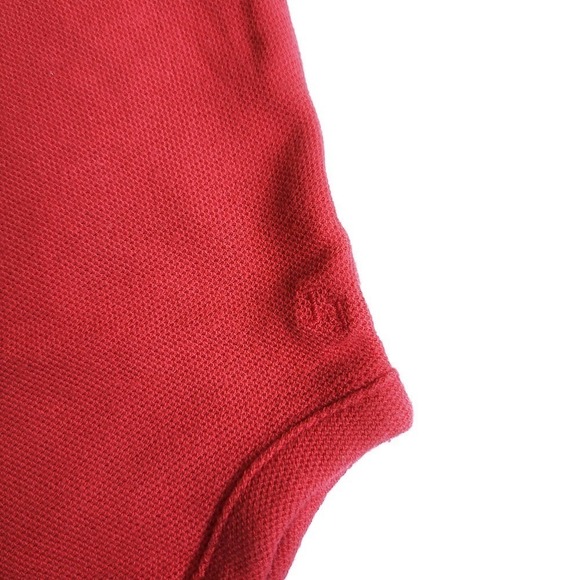 Janie & Jack 3-6 Months Red Pique Polo Bodysuit Flag - Picture 4 of 4